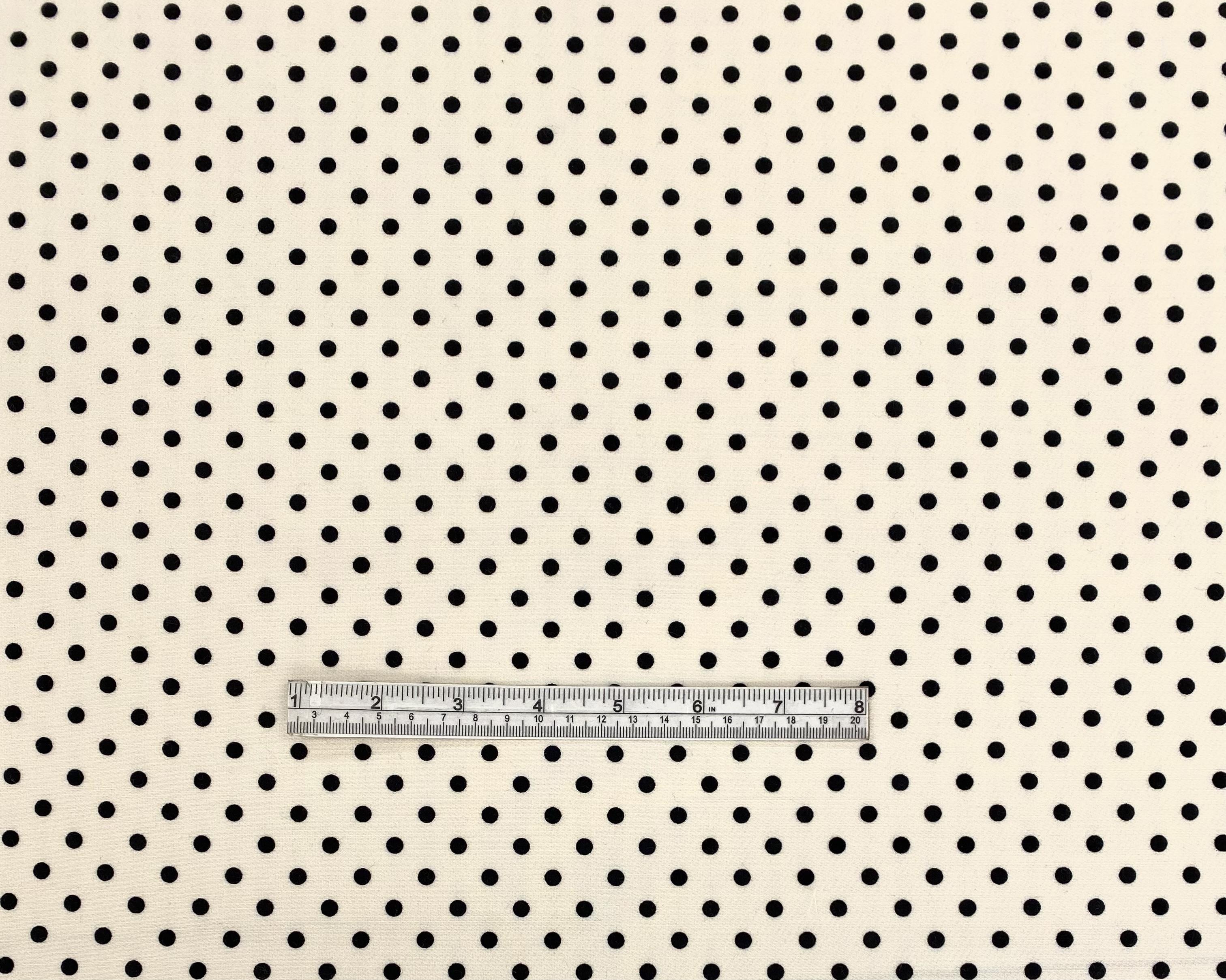 MADE IN ITALY SILK/WOOL DOT