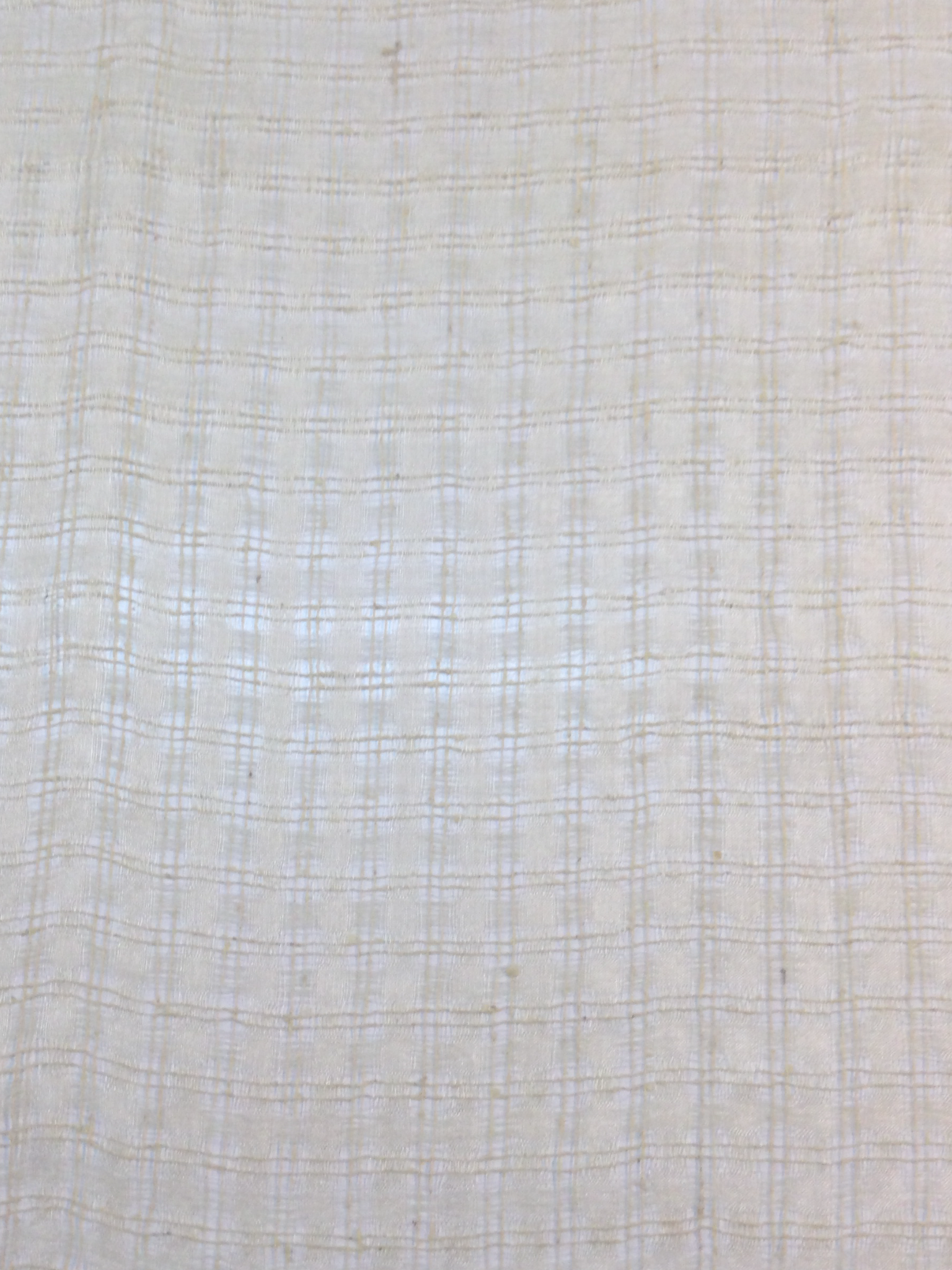 100% Silk Novelty Checkerboard Pattern In Biege