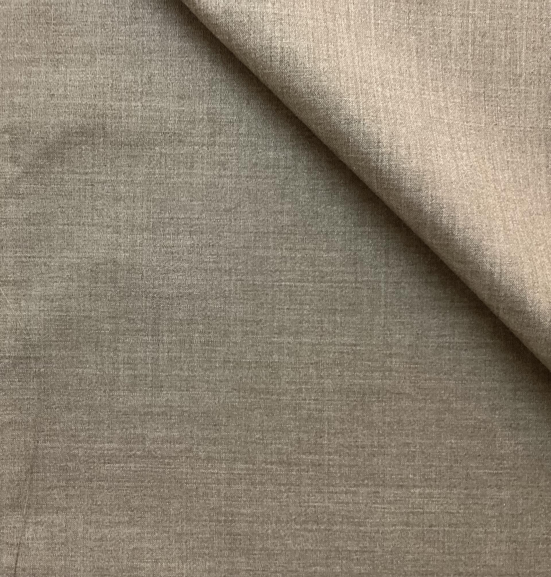 Made In Italy 100% Silk Suiting In Taupe