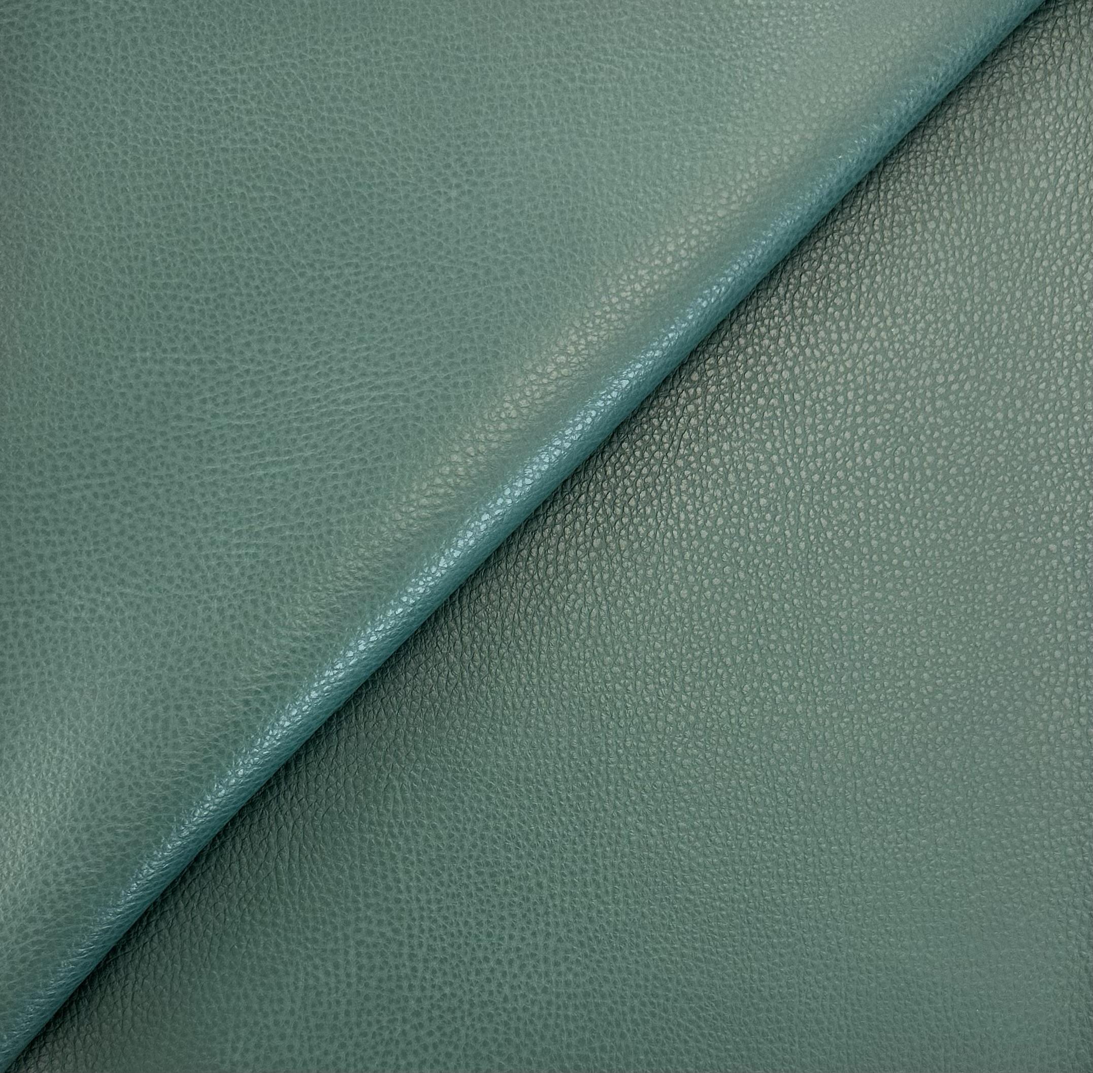 Fire Retardant Upholstery Faux Leather in Teal