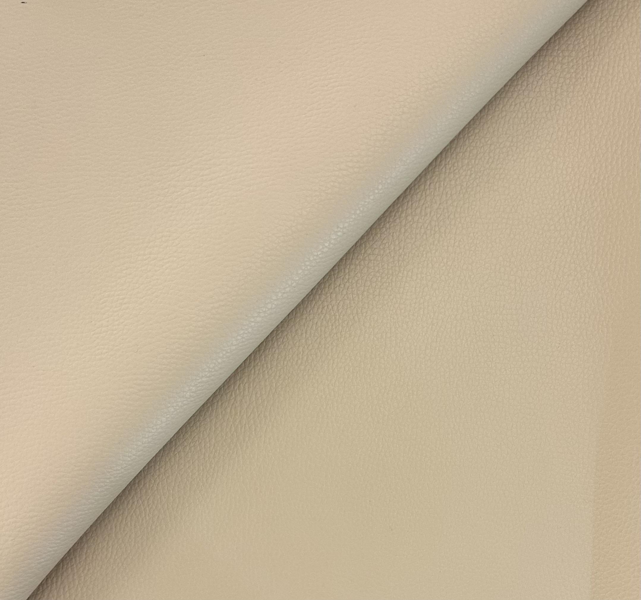 Fire Retardant Upholstery Faux Leather in Beige