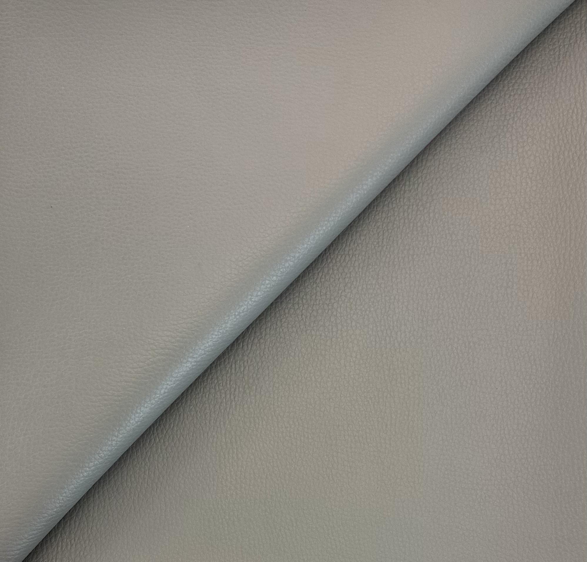 Fire Retardant Upholstery Faux Leather in Asphalt Grey