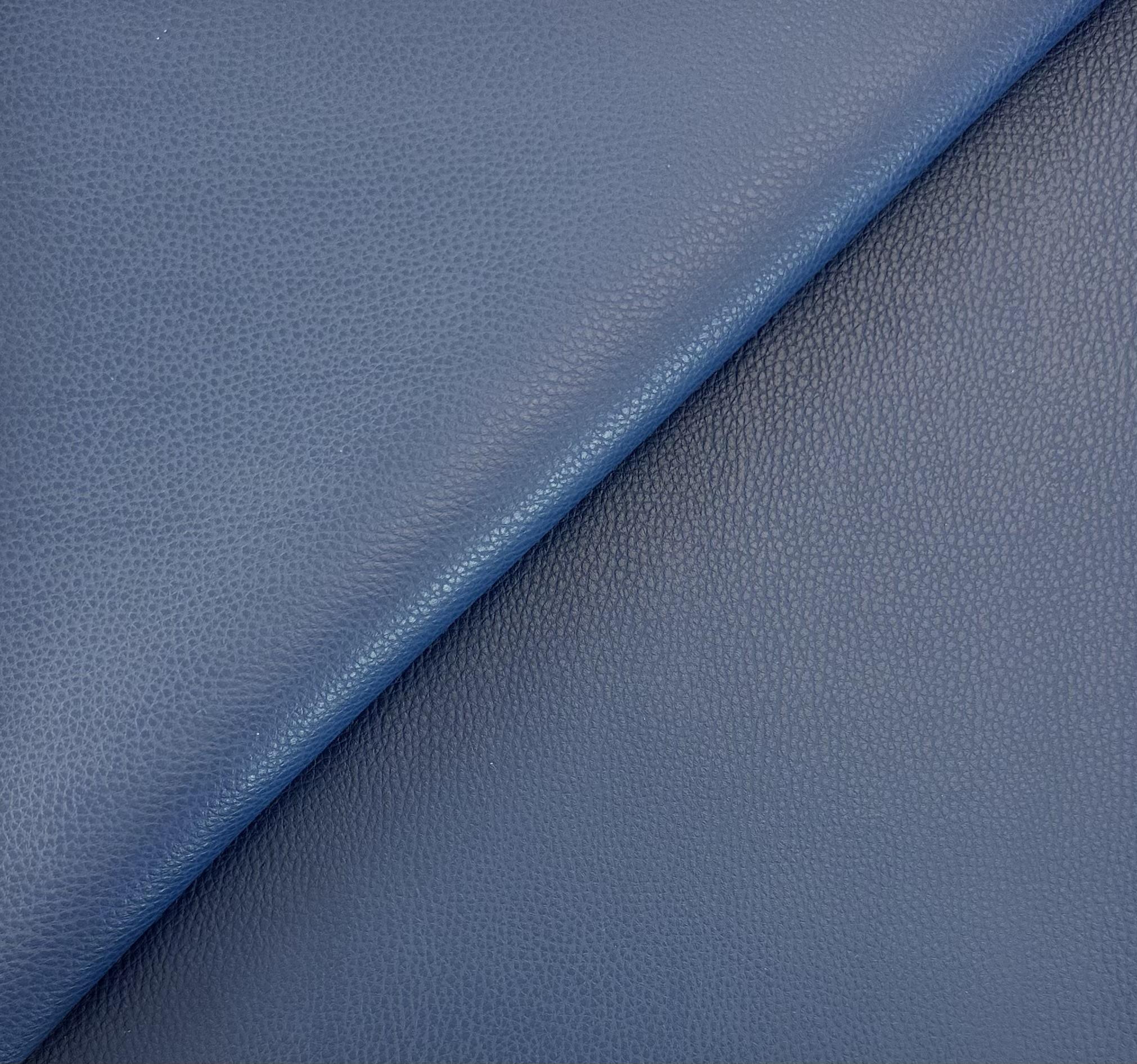 Fire Retardant Upholstery Faux Leather in Royal Blue