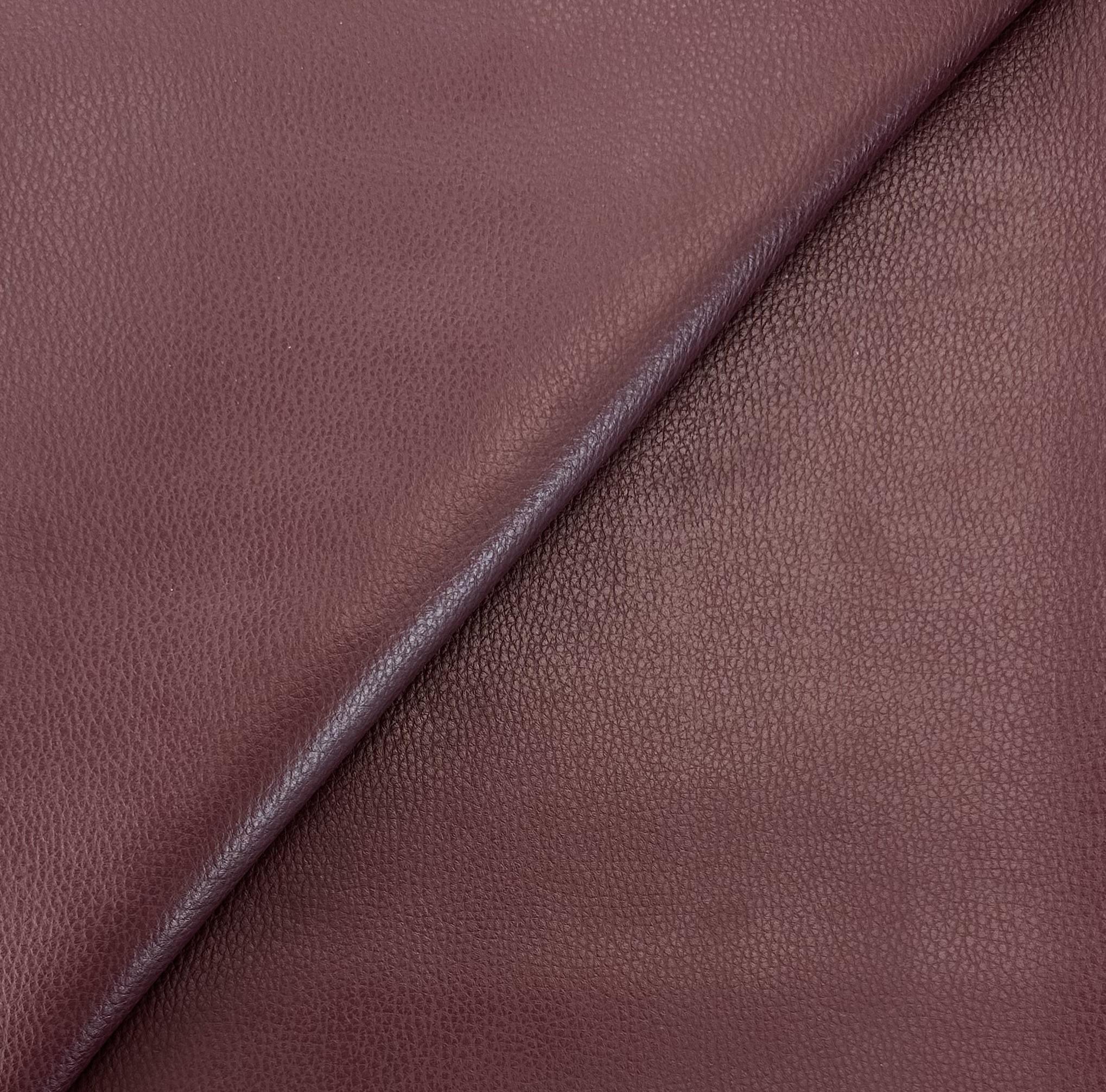 Fire Retardant Upholstery Faux Leather in Wine