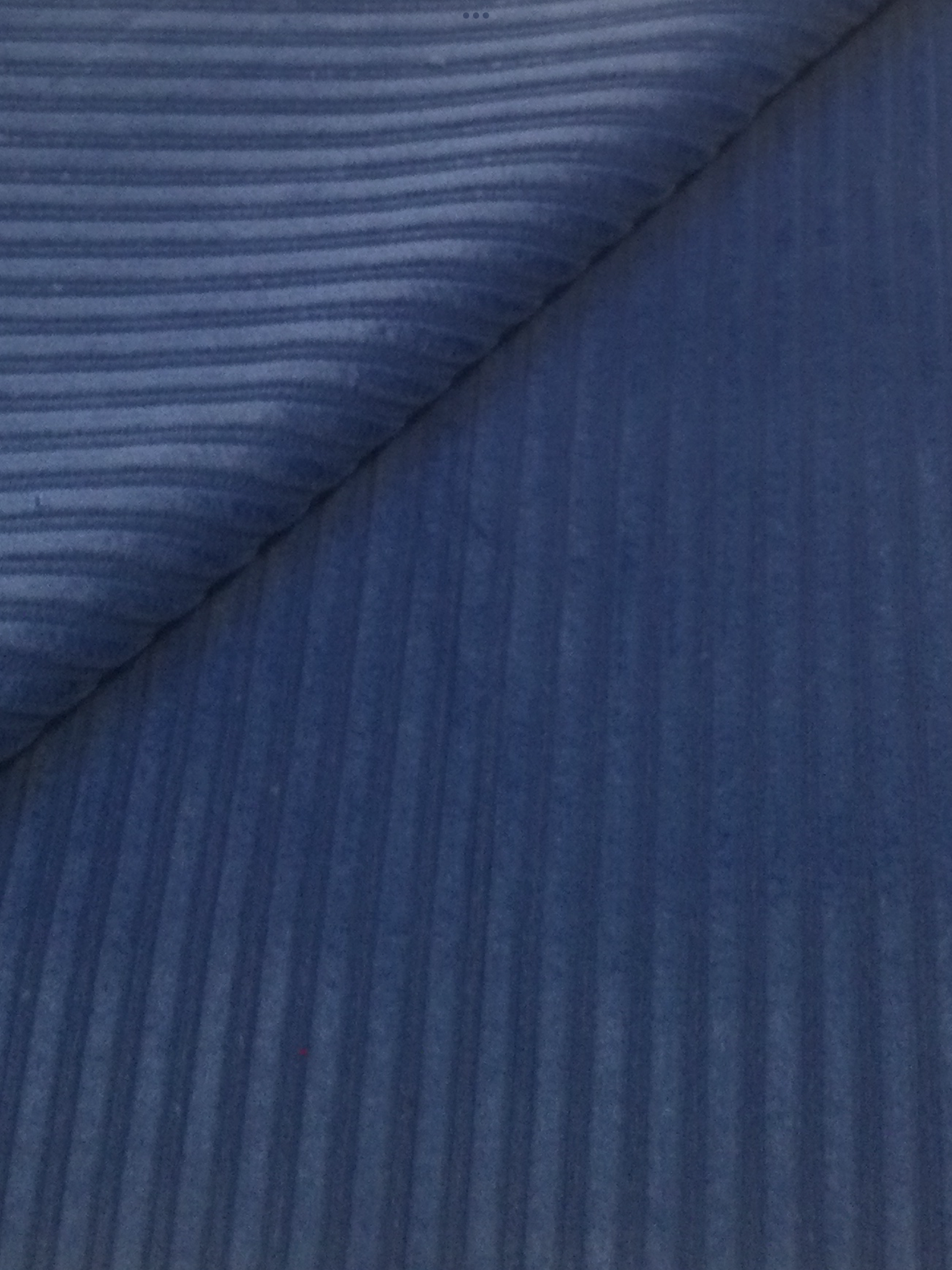 Made in Italy Wide Wale Corduroy in Cerulean