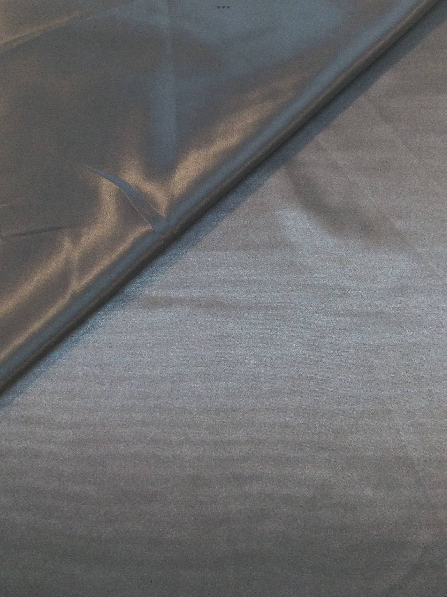 Stretch Polyester Charmeuse in Grey