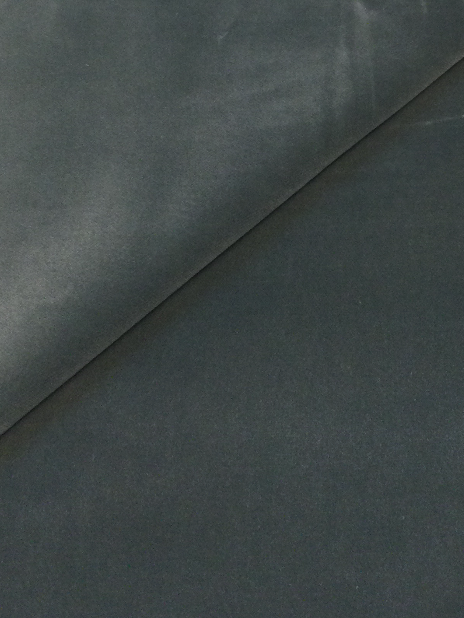 Made in Italy Cotton Velvet in Aluminum