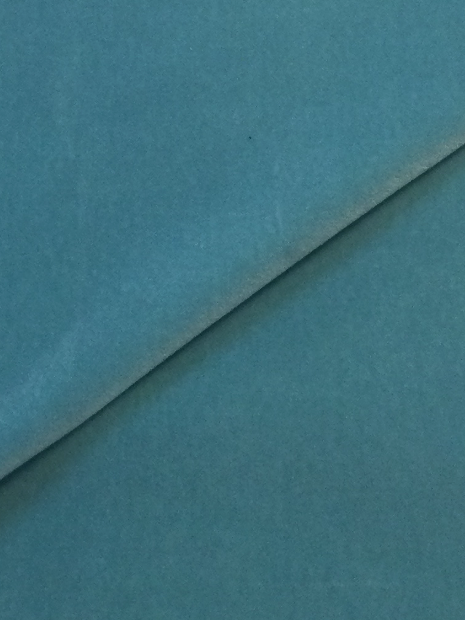 Made in Italy Cotton Velvet in Tiffany Blue
