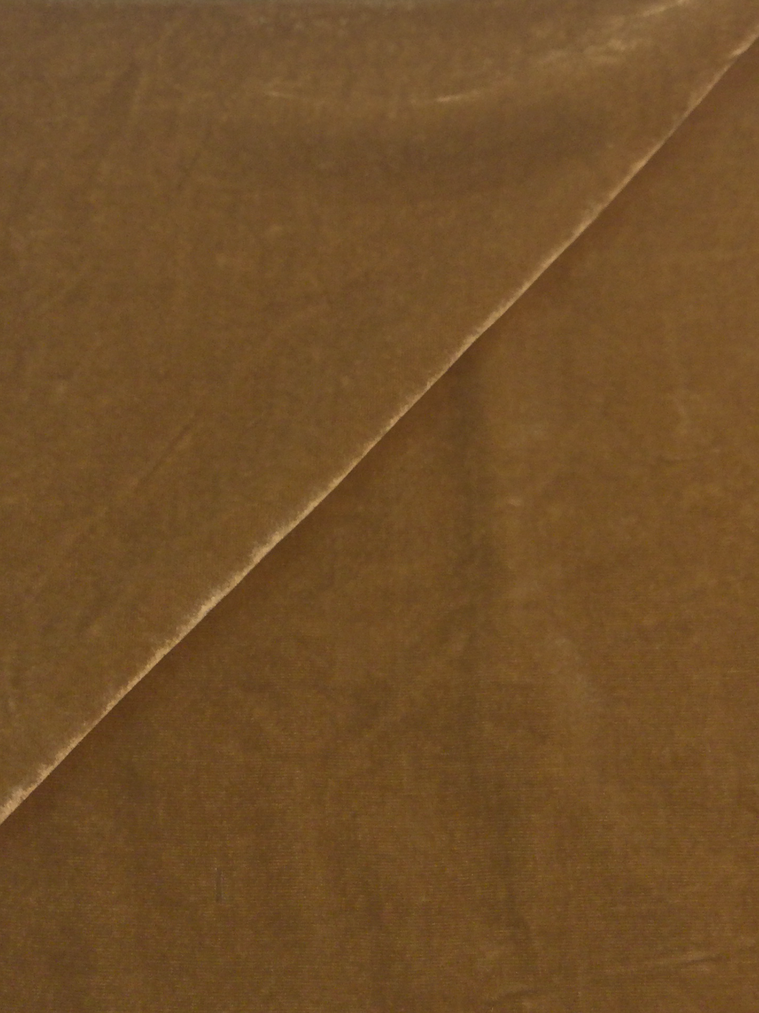 Silk Rayon Velvet in Khaki