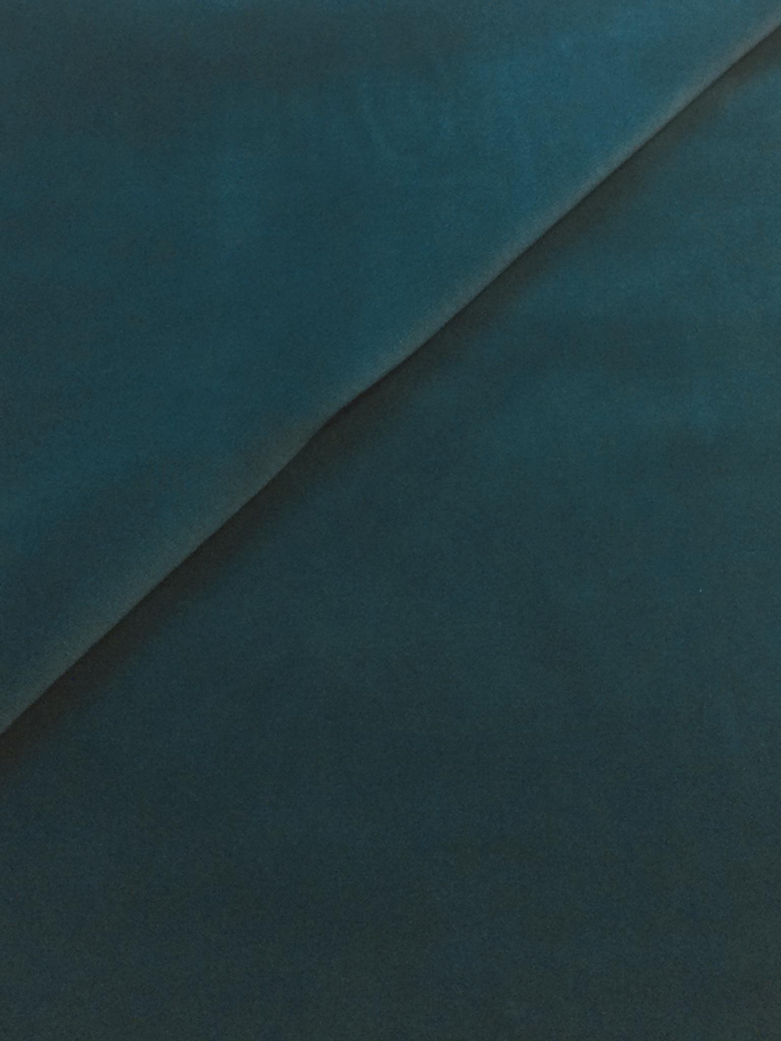 Made in Italy Cotton Velvet in Ocean