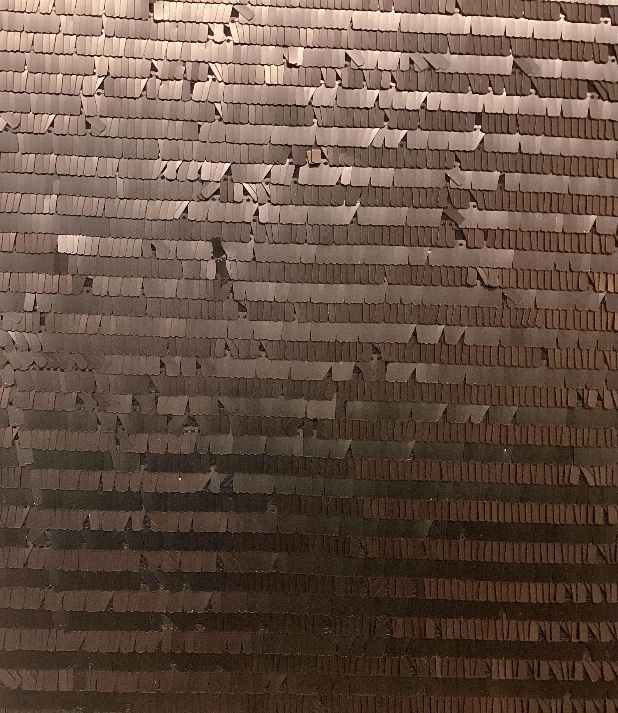 Novelty Matte Sequin Jersey In Brown