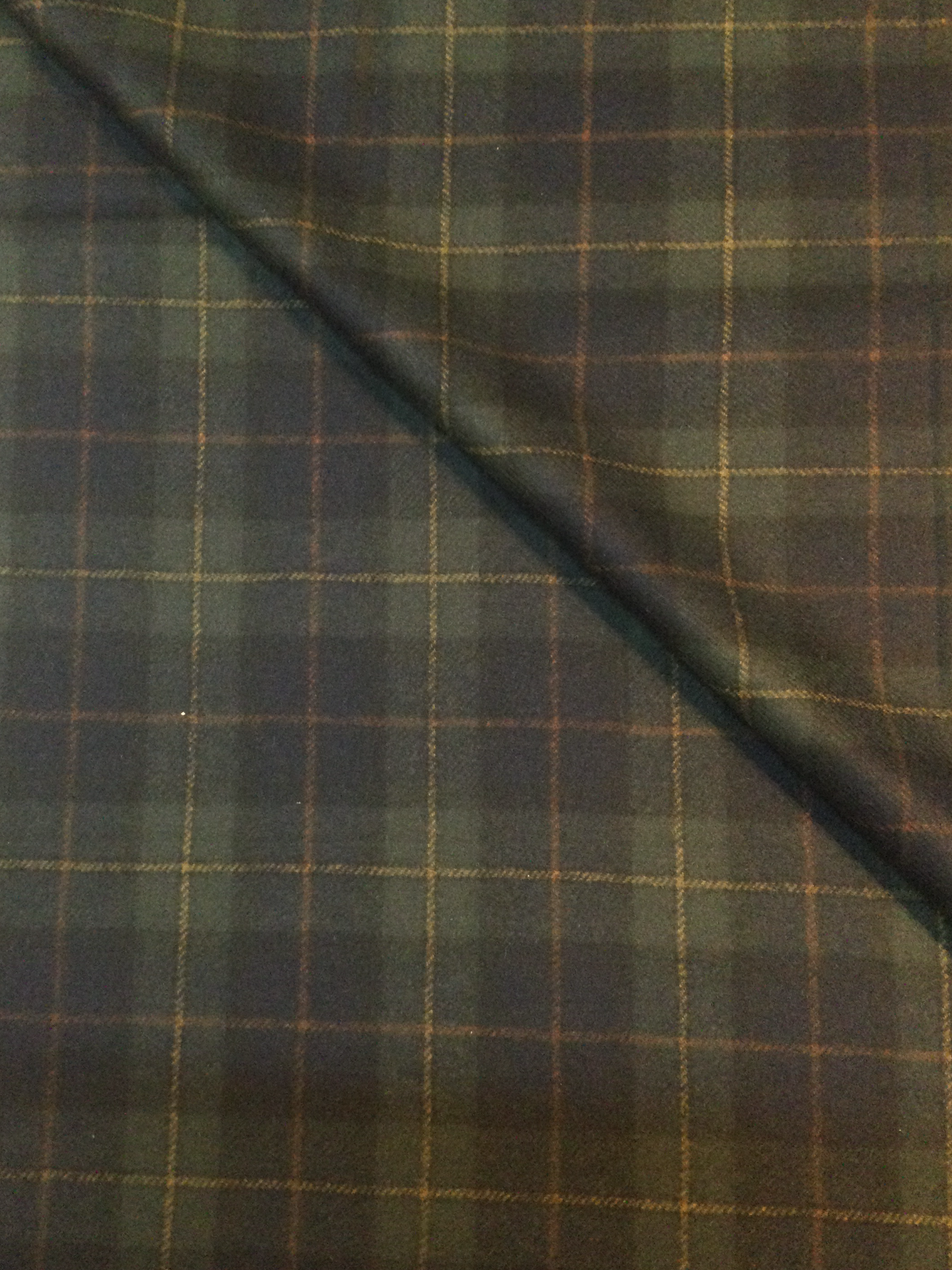 Made in Italy 95% Wool 5% Cashmere Plaid