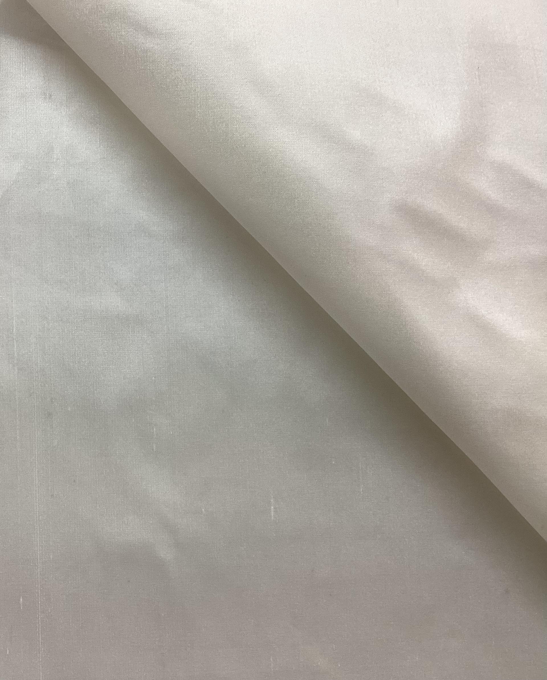 Pure Silk Duppioni in Eggshell
