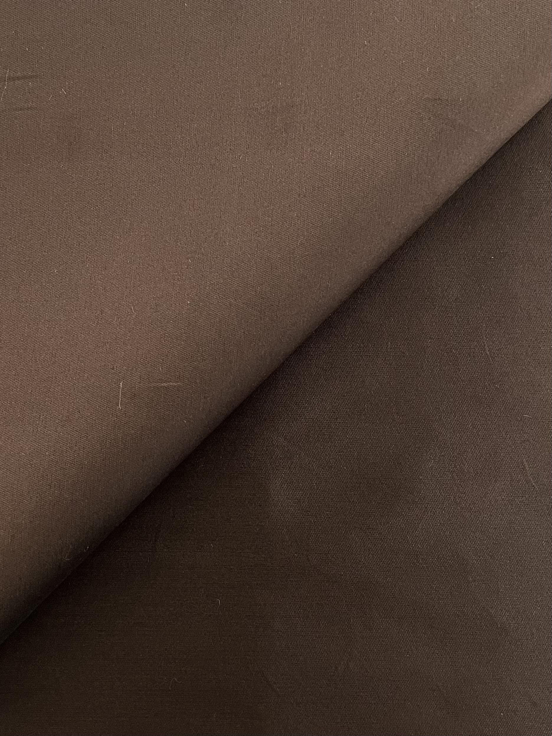 Silk & Polyester Mikado in Cocoa