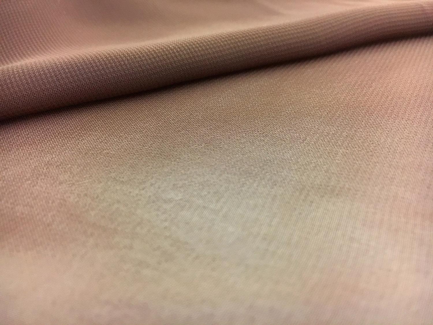 Japanese Polyester Chiffon in Chocolate Brown0