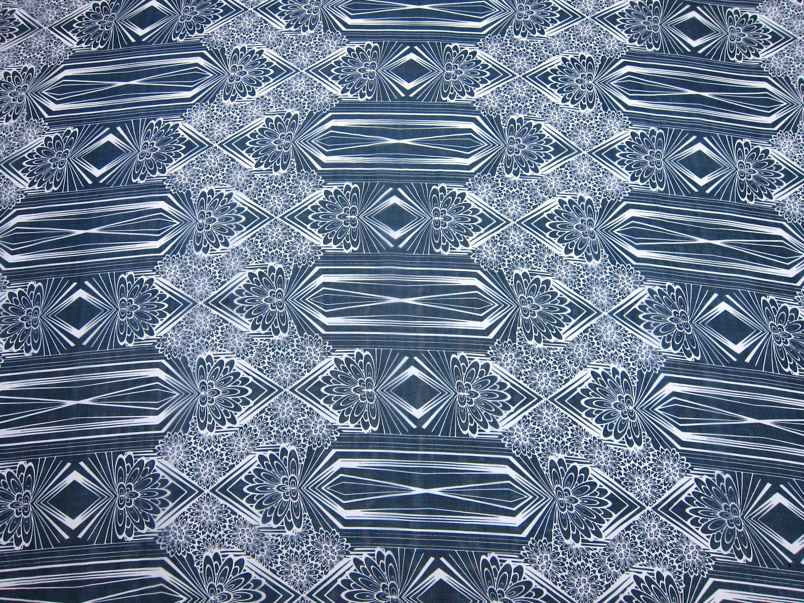 Printed Silk Chiffon Black White Paisley Florals On Black White Background