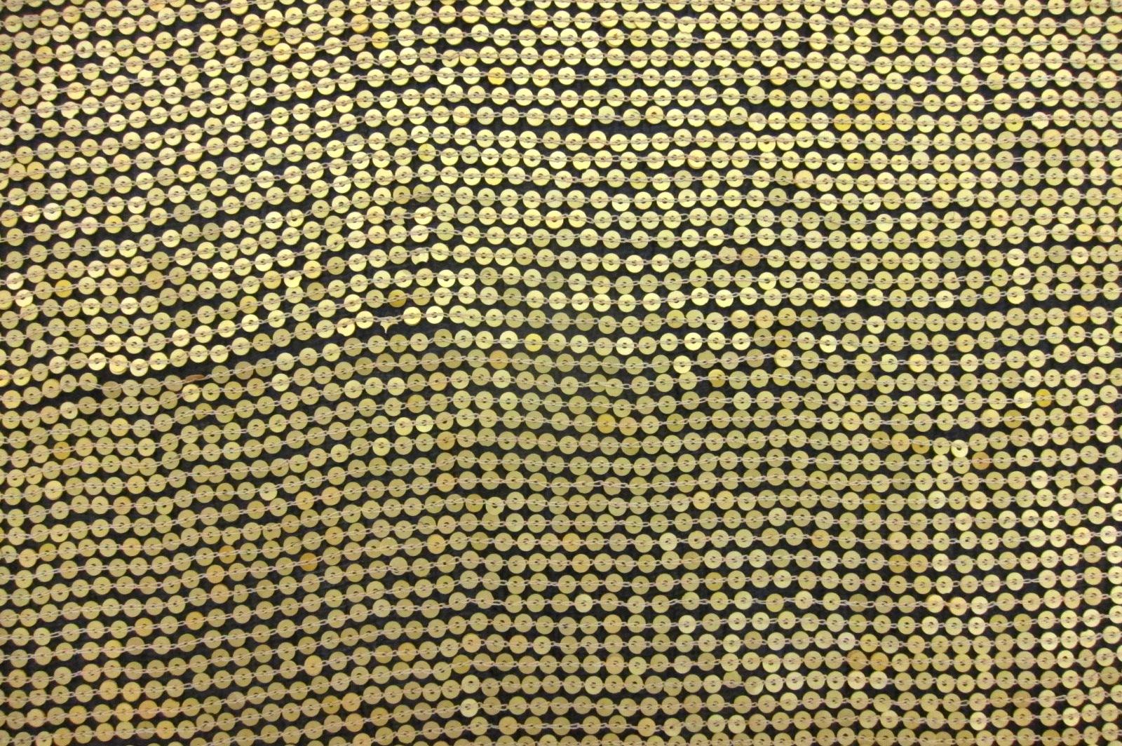 Sequins on Silk Chiffon0