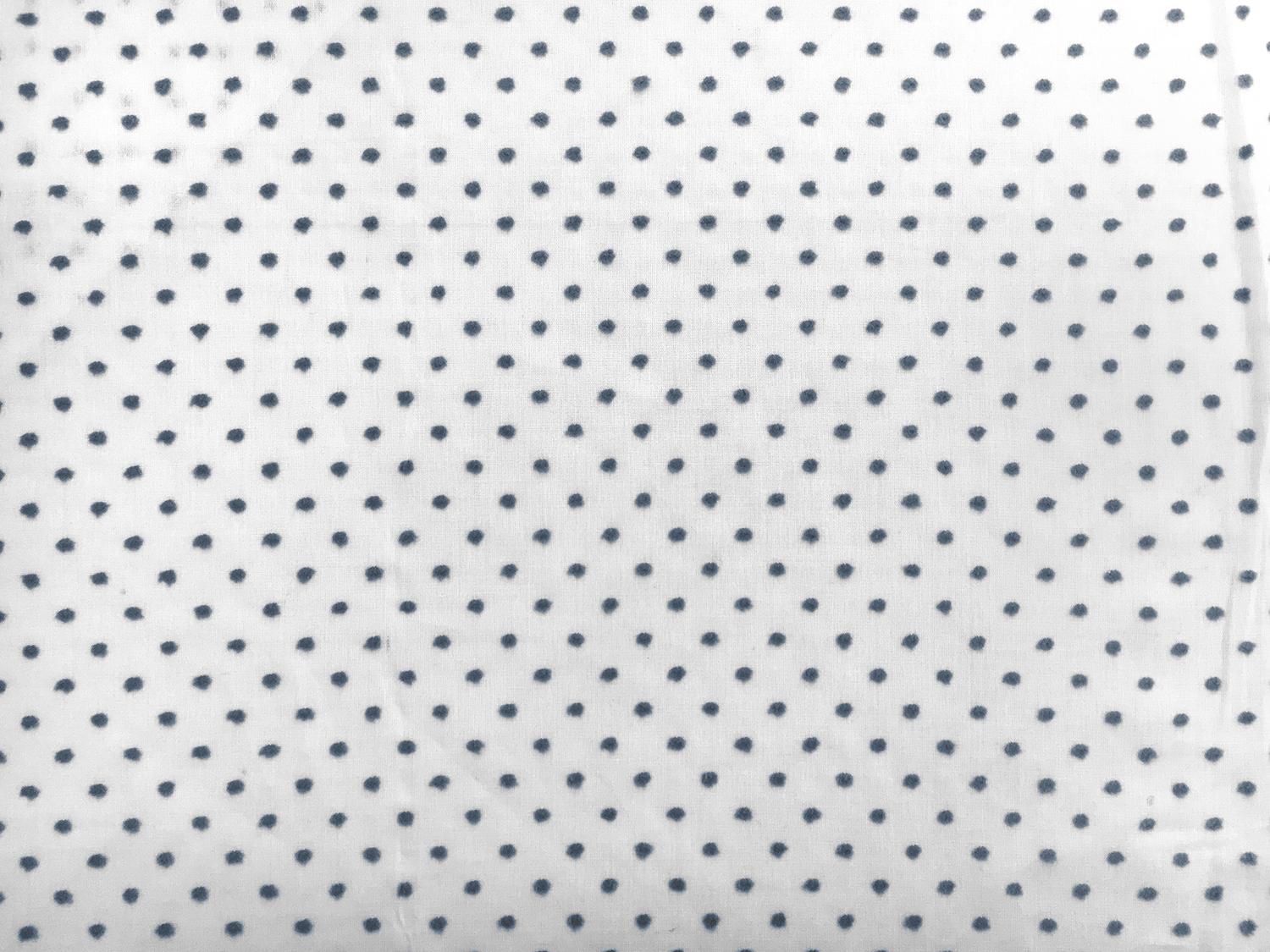 Swiss Cotton Plumetis in Grey on White2