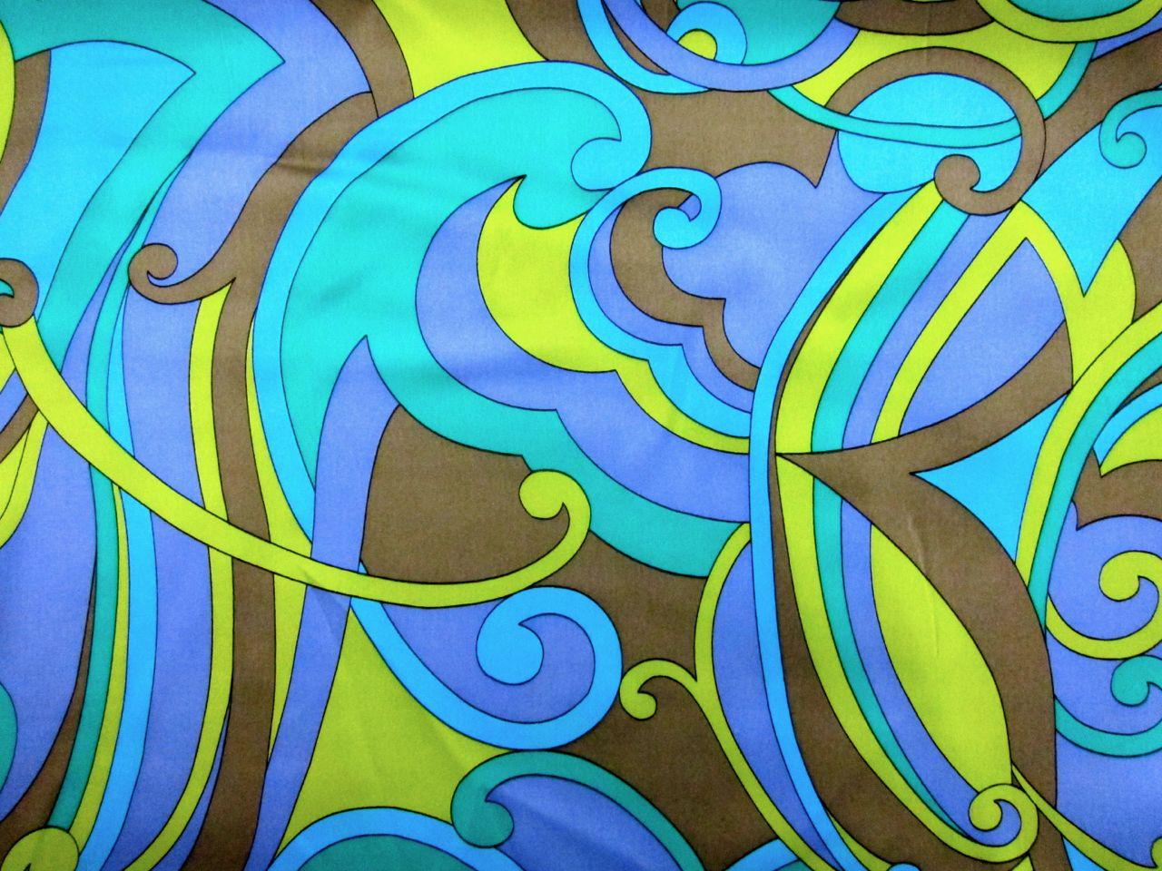 Printed Silk Charmeuse0