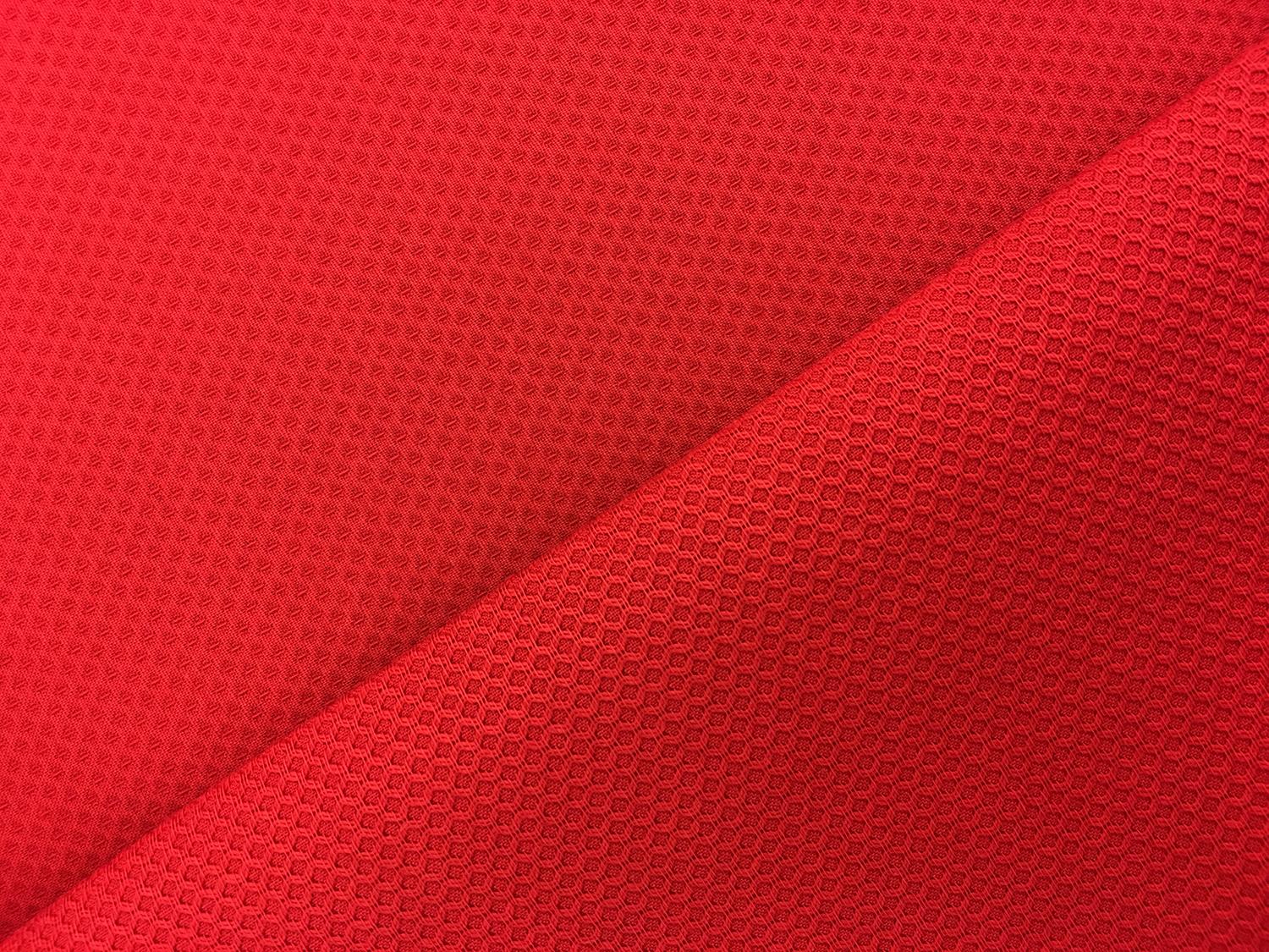 Italian Cotton Lycra Pique in Red1