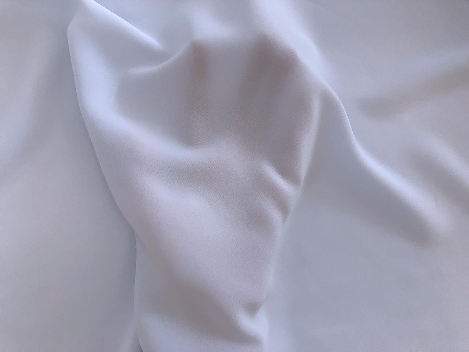 Polyester Powder Crepe De Chine in Powder Blue2