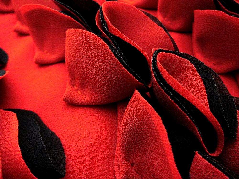 Novelty Samba Polyester Georgette Ruffles1