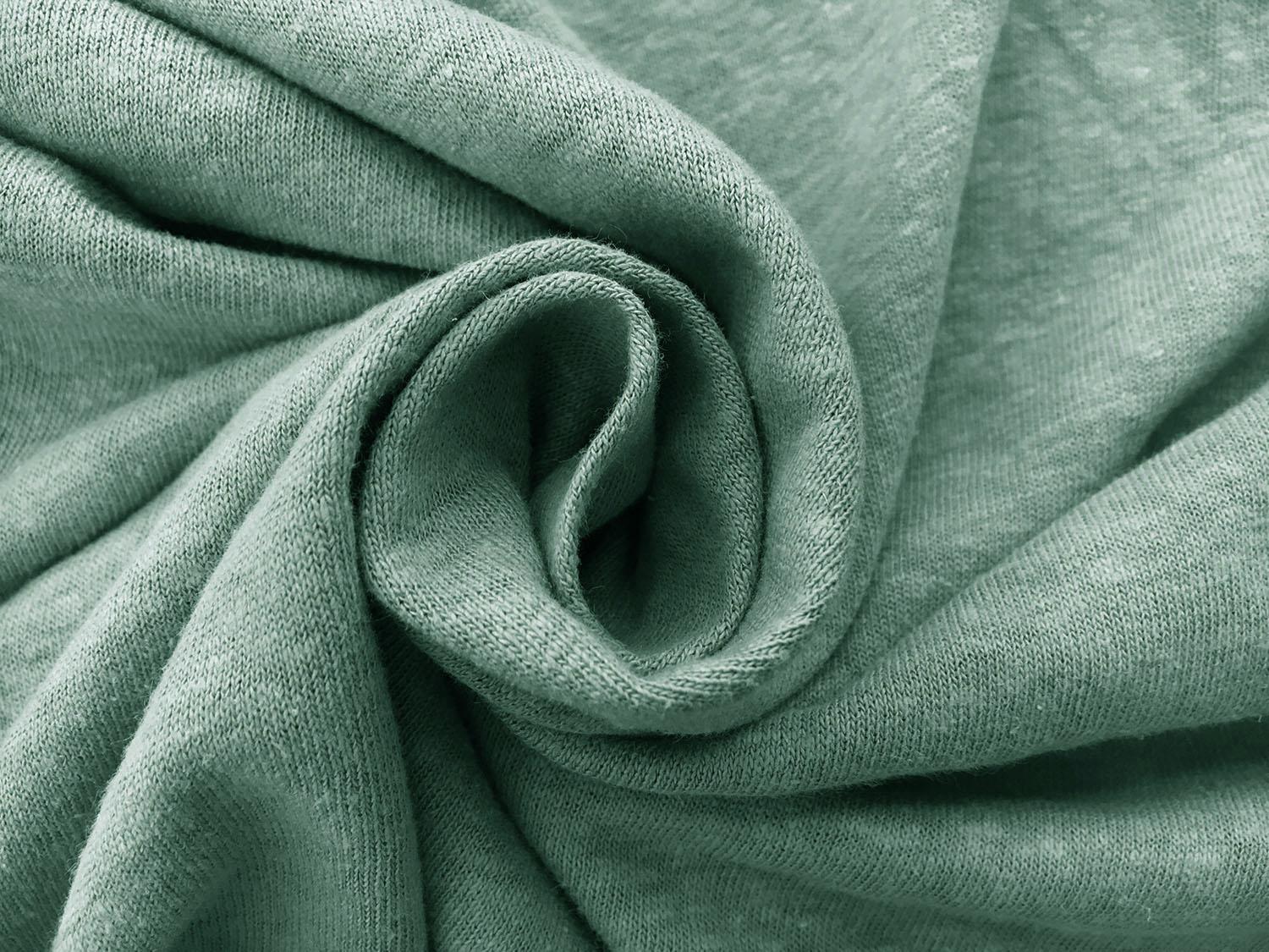 Hemp and Organic Cotton Jersey in Dusty Teal1