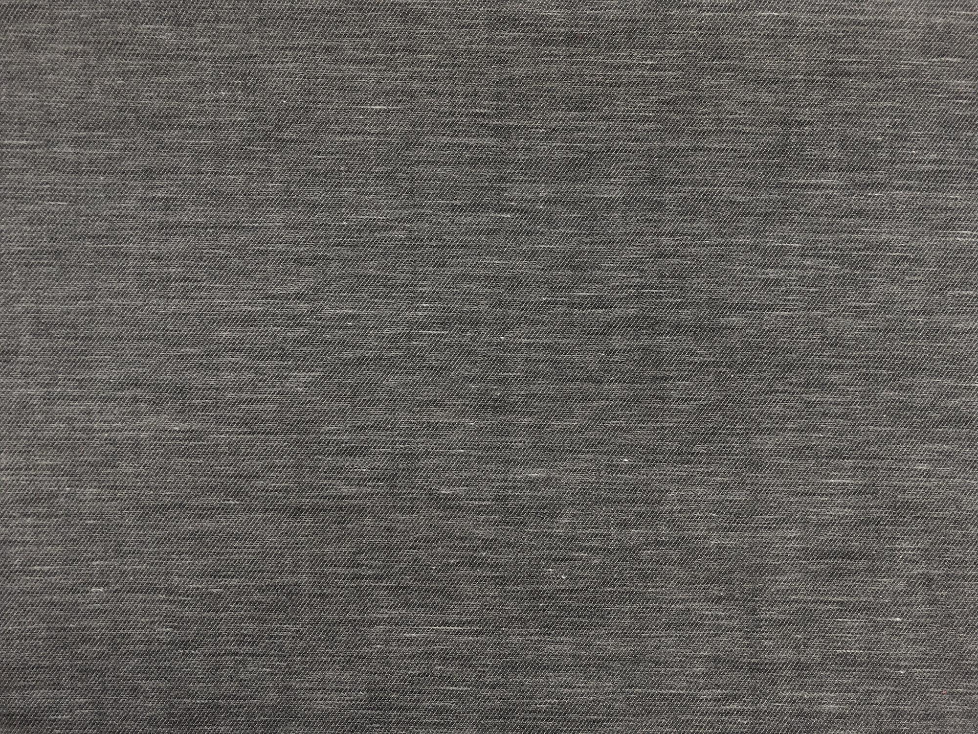 Doubleface Stretch Cotton Twill in Medium Heather Grey1