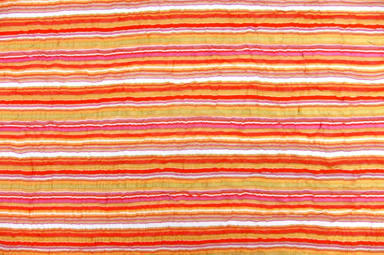 Printed Satin Stripe Chiffon0