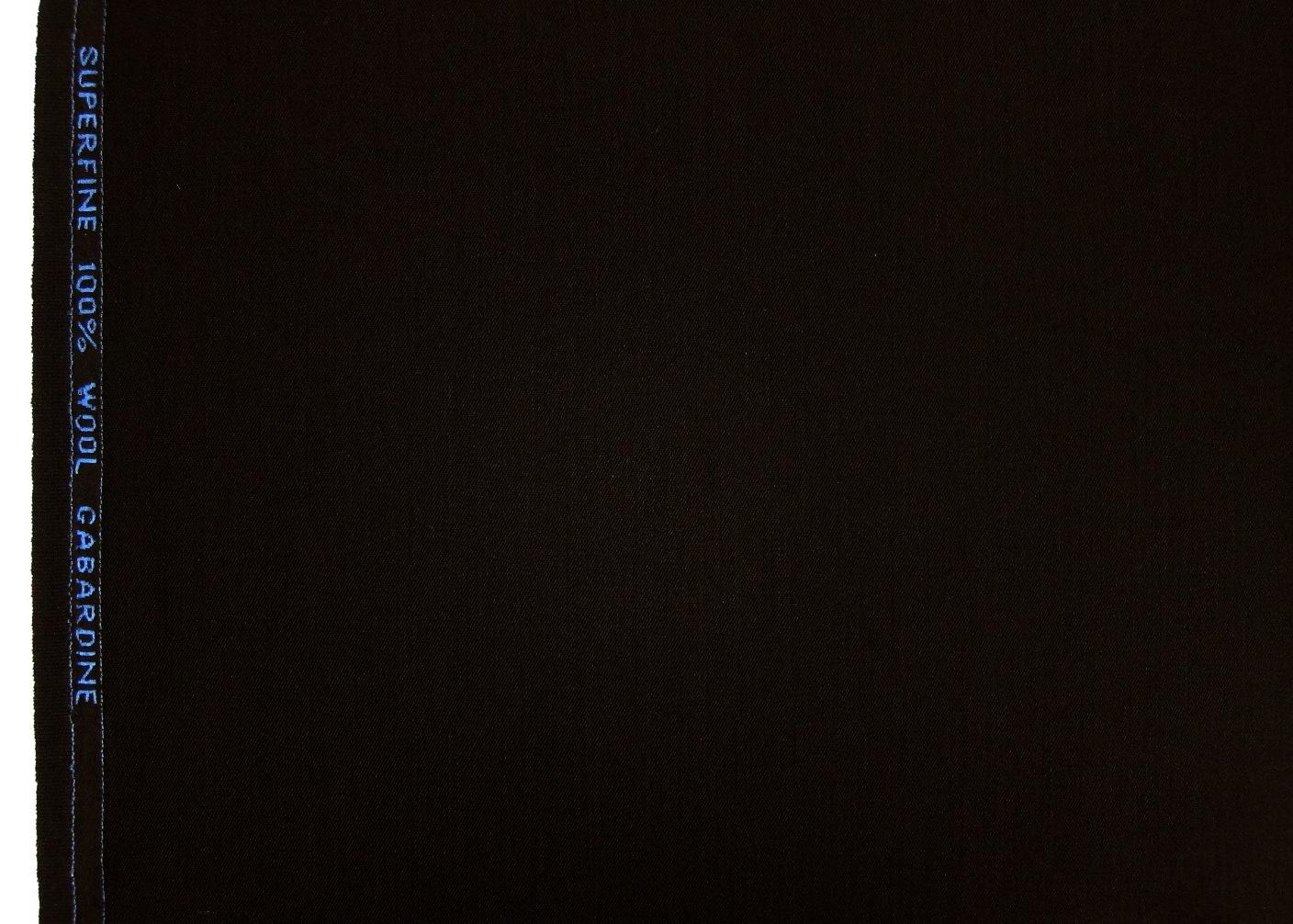 Wool Gabardine in Dark Brown0