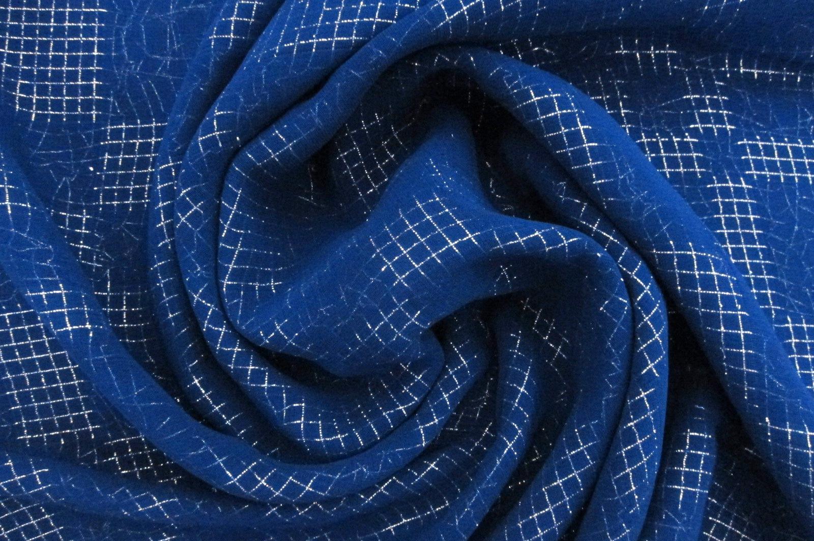 Metallic Double Layer Rayon Georgette Fil Coupé 3