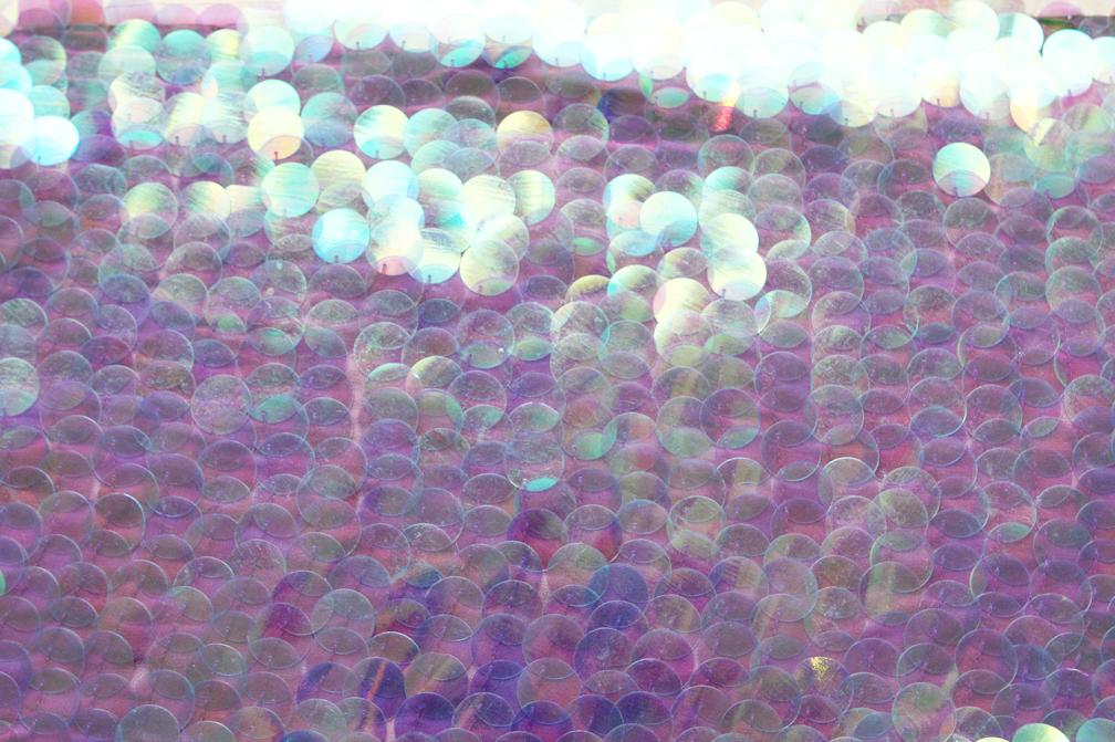 Paillettes on Silk Chiffon0