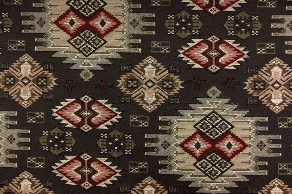 Cotton Blend Upholstery with Woven Native Pattern0