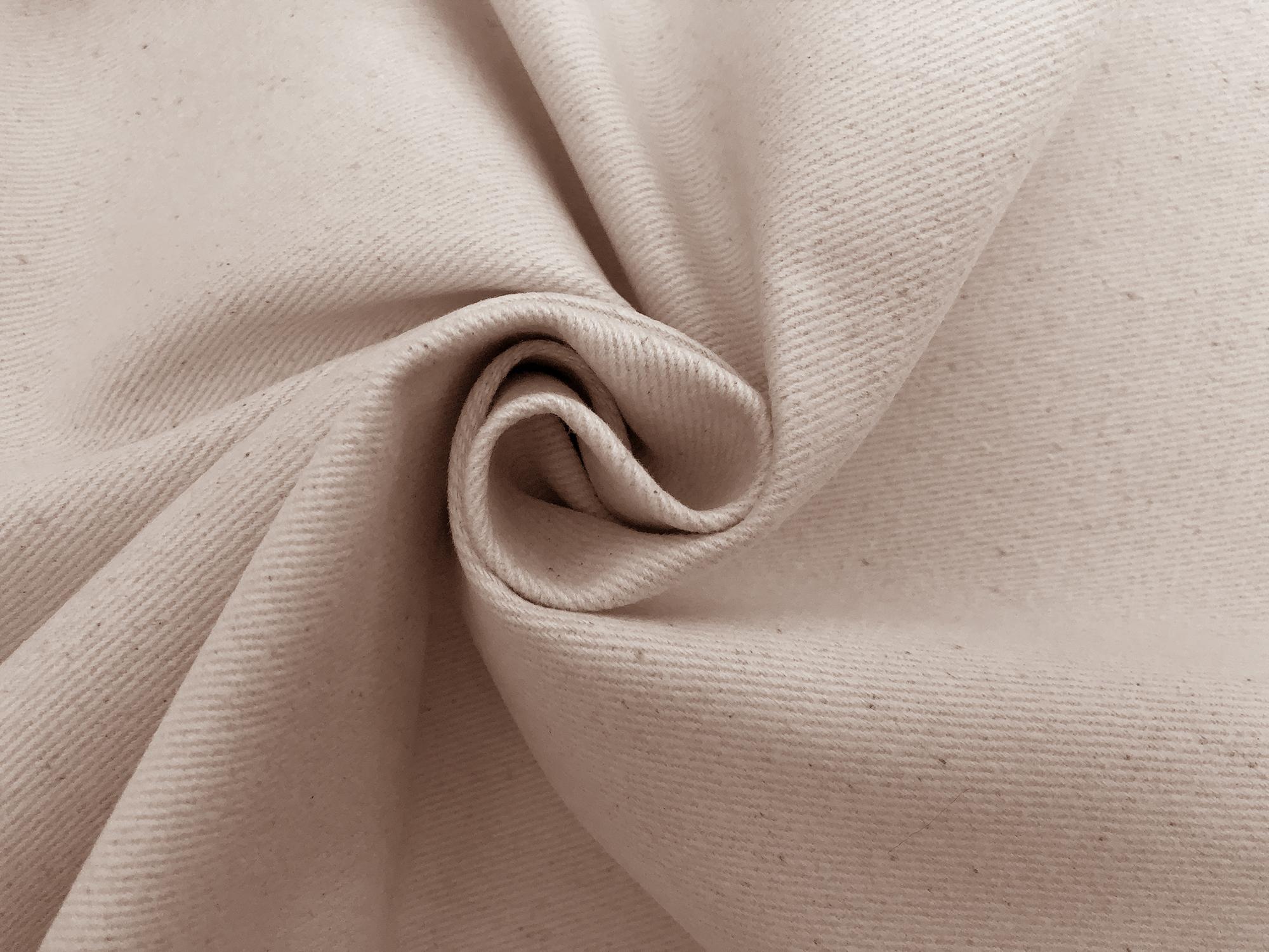 12oz Brushed Cotton Denim in Natural1