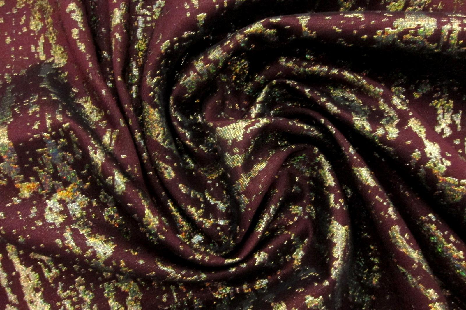 Metallic Hologram Damask3