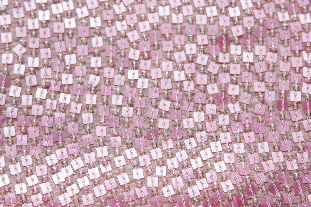 Sequins on Silk Chiffon2