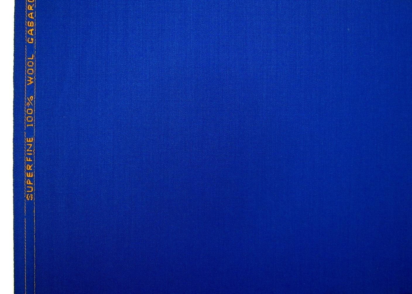 Wool Gabardine in Electric 0