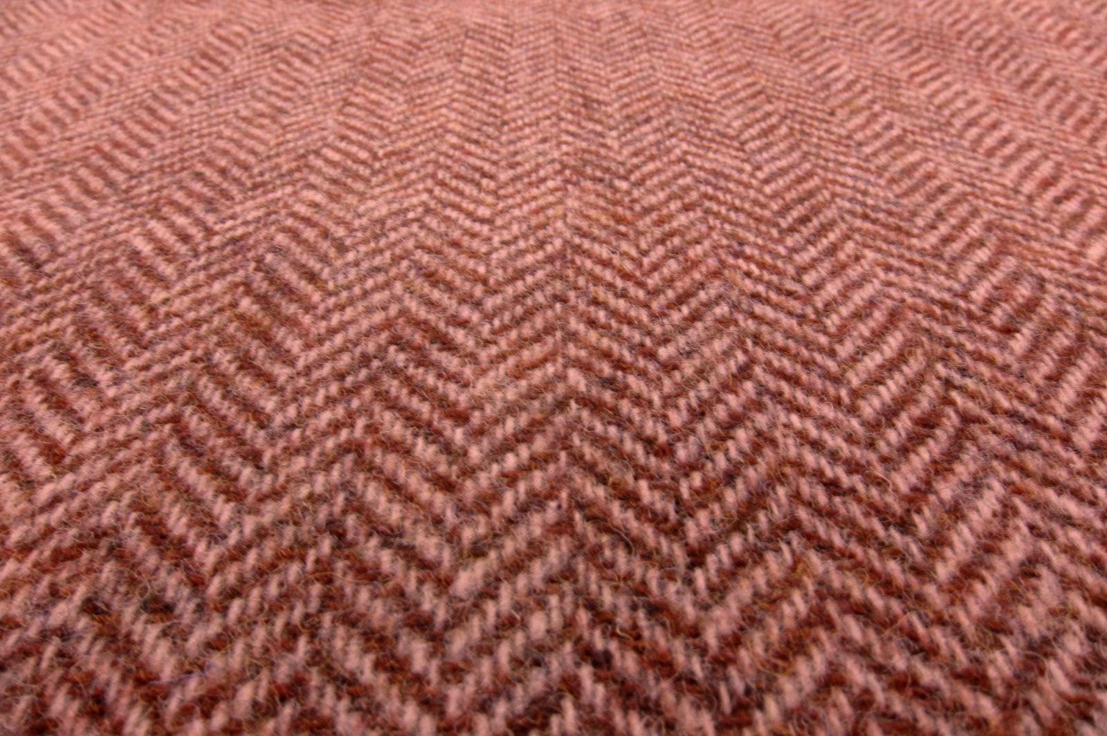 Wool Harris Tweed in Blush2