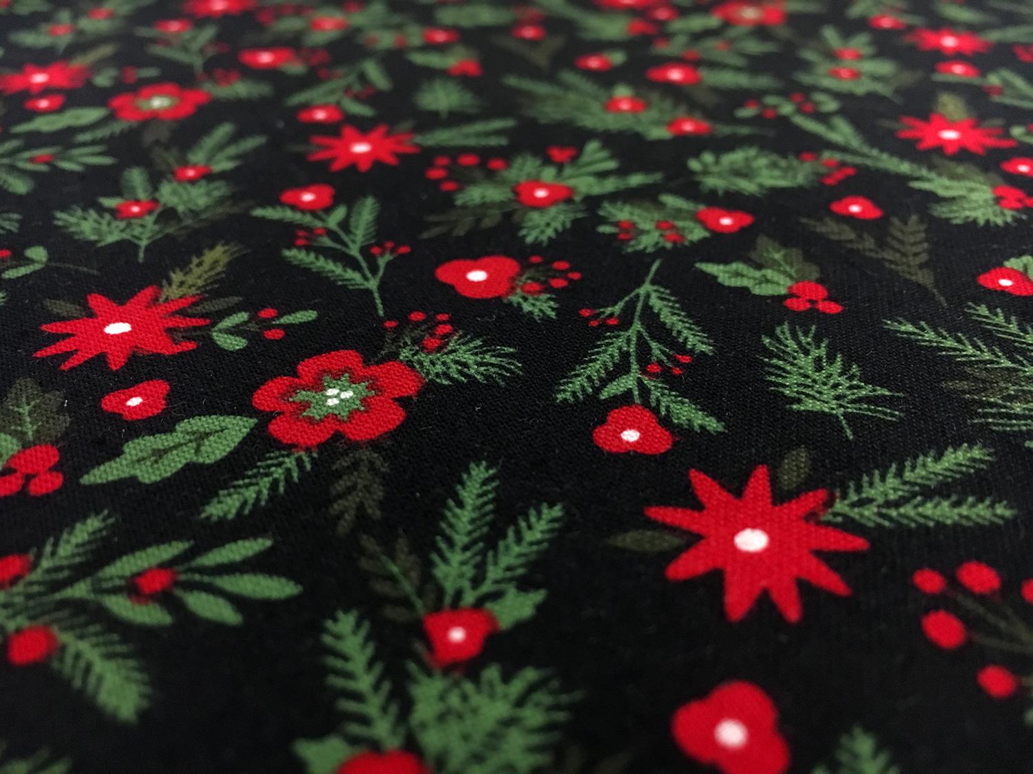 Cotton Broadcloth Holiday Print2