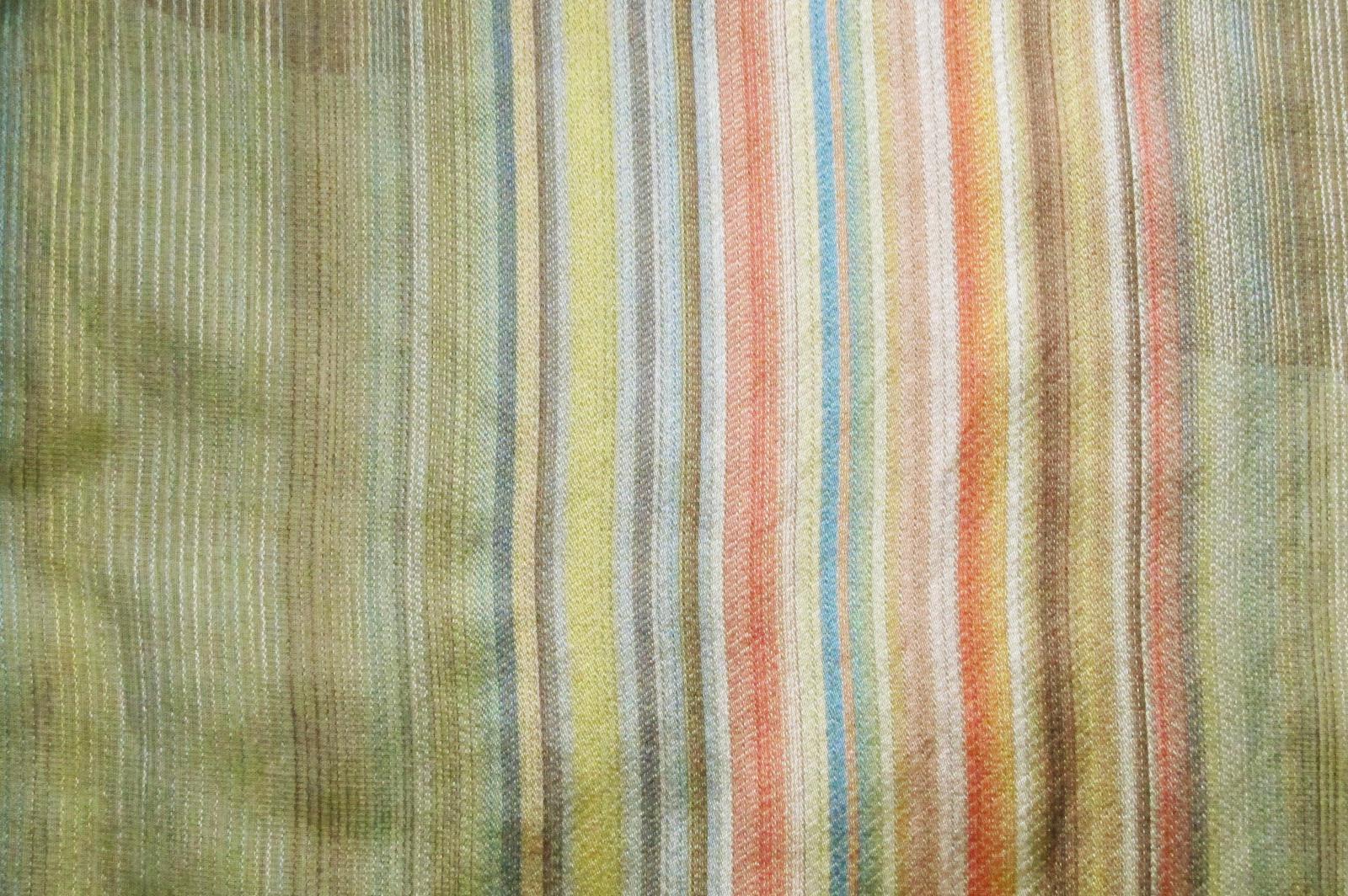 Silk Blend Organza Woven Stripe0