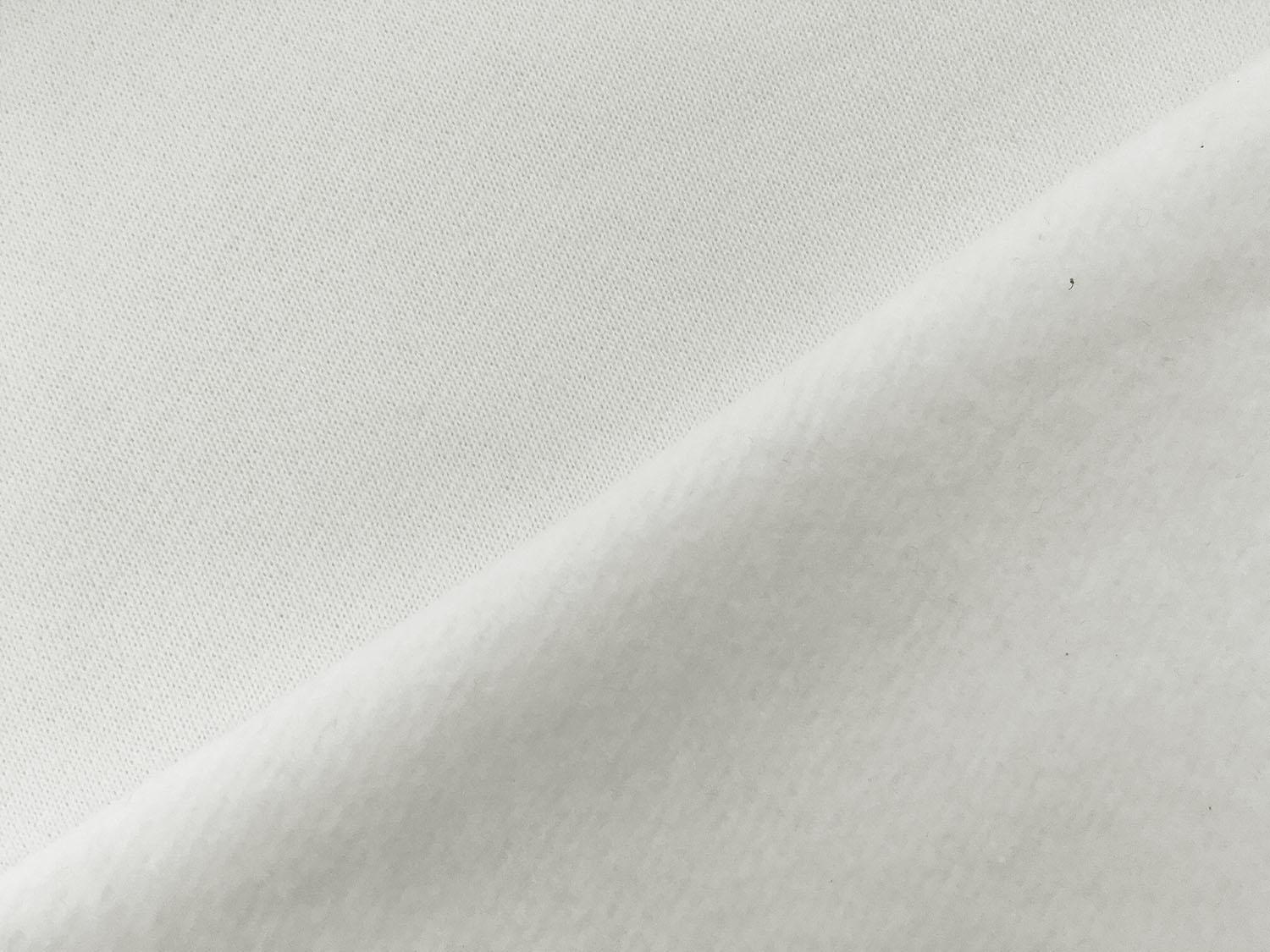 Japanese Cotton Sweatshirt Fleece in White0