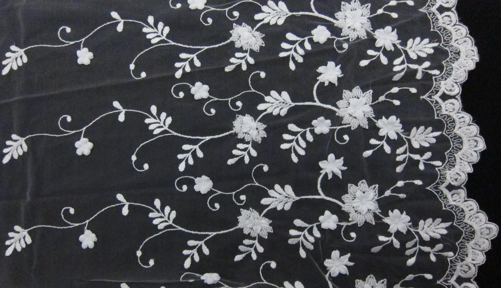 Beaded Embroidered Illusion0