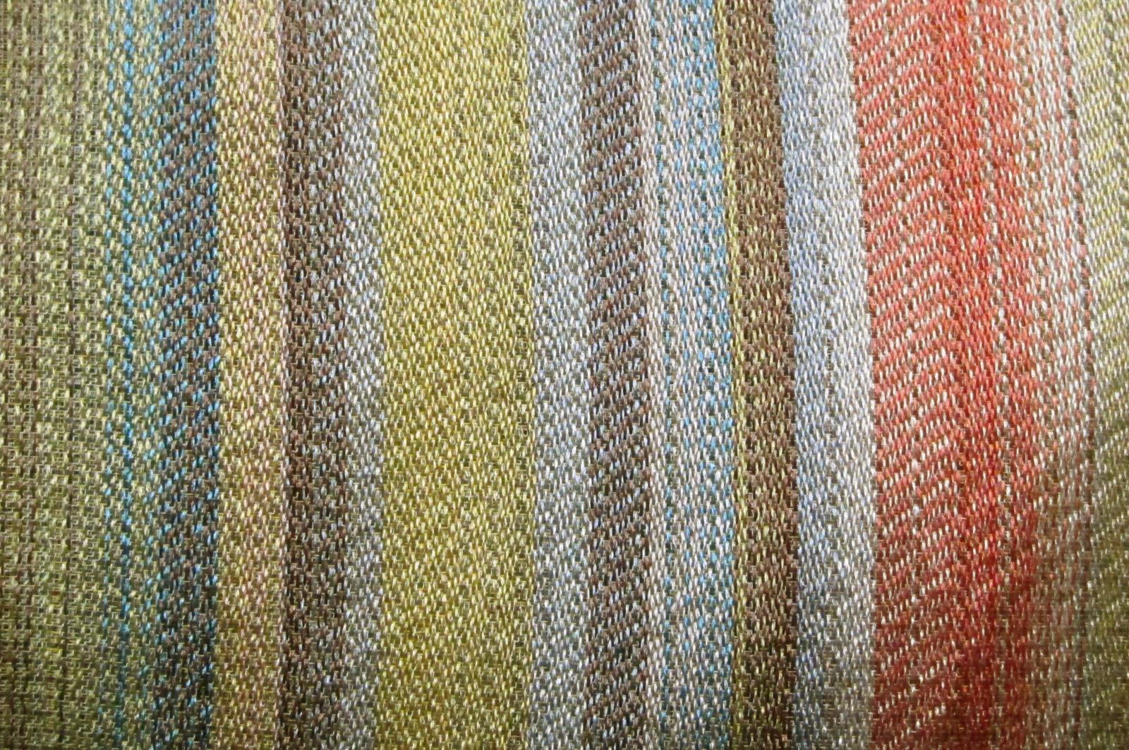 Silk Blend Organza Woven Stripe2