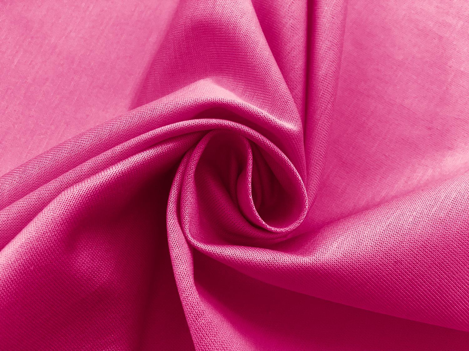 Italian Cotton Jersey in Fuschia 1