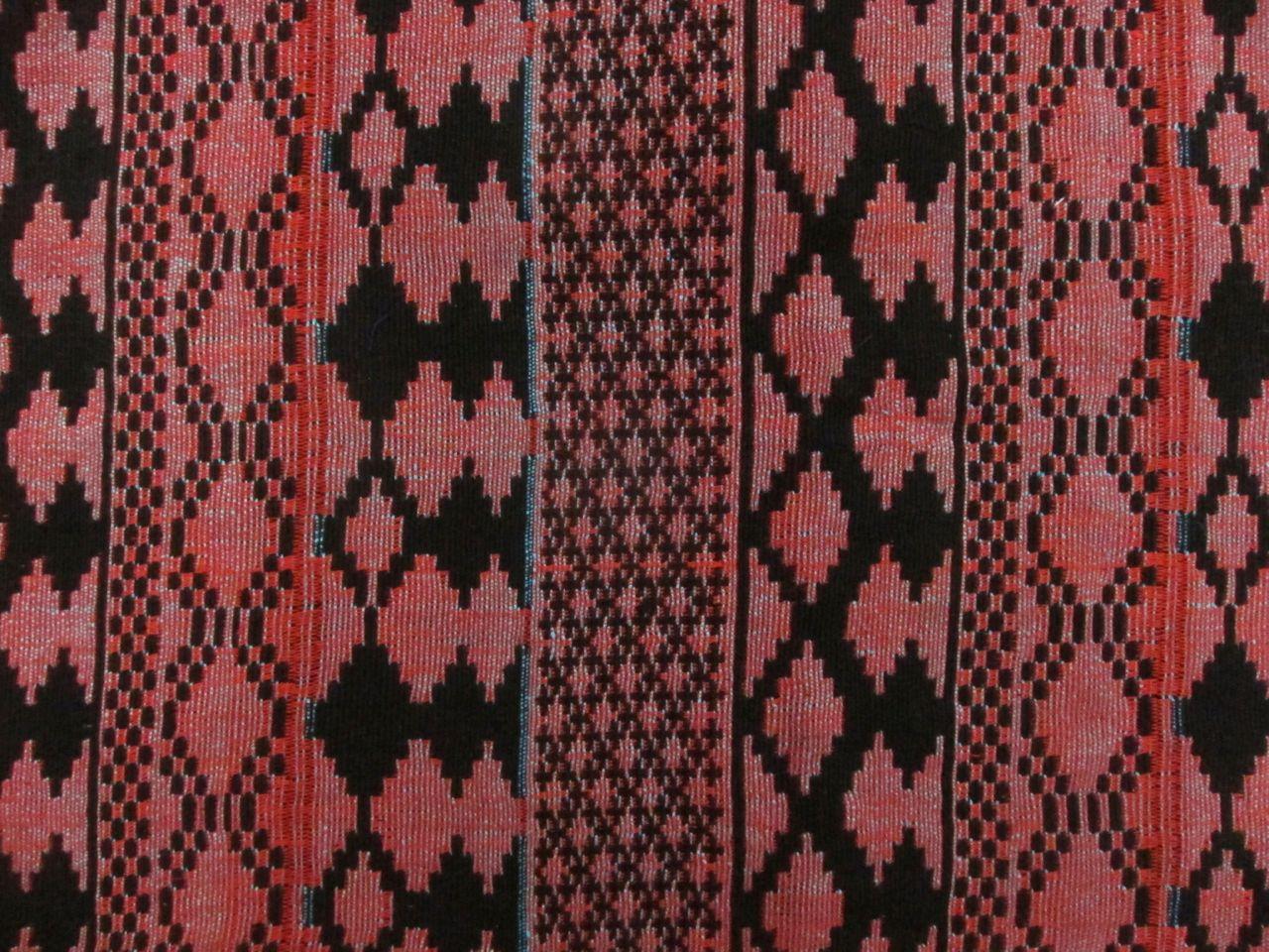 Cotton Doubleface Native Brocade Stripe0