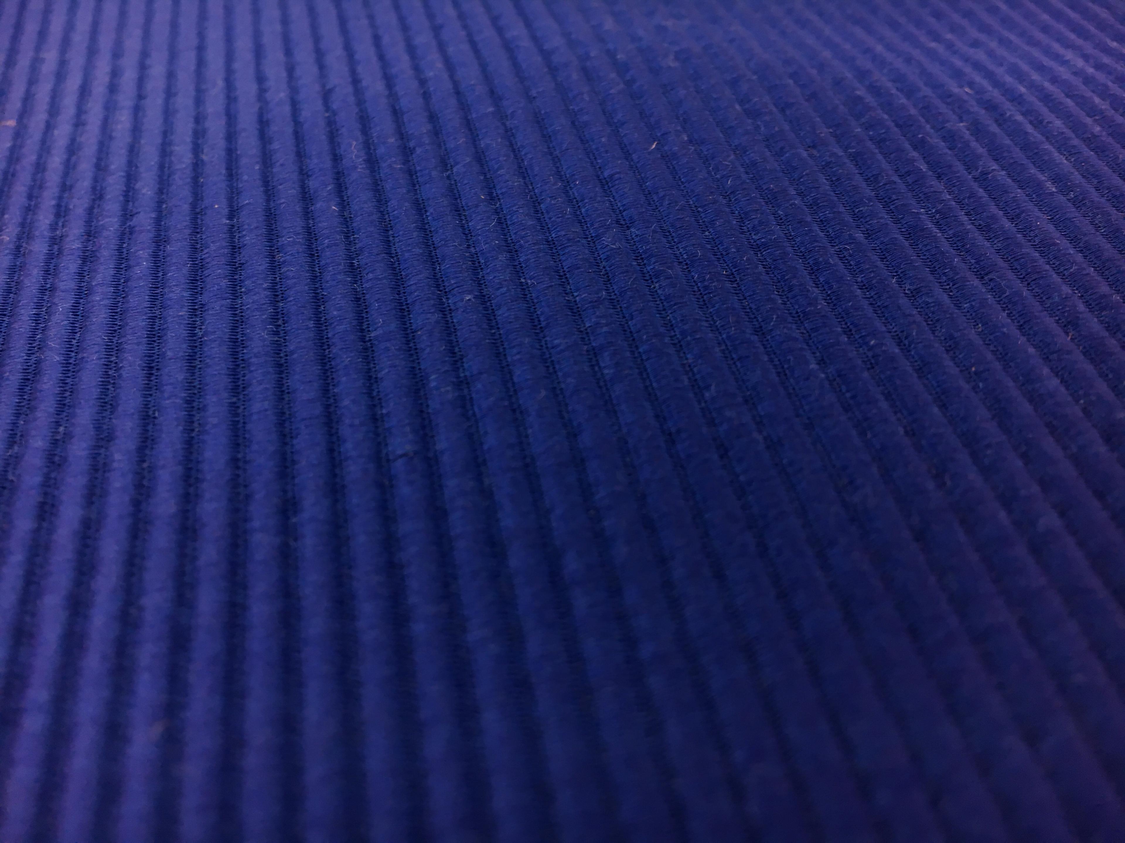 Italian Cotton and Acetate Ottoman in Royal2