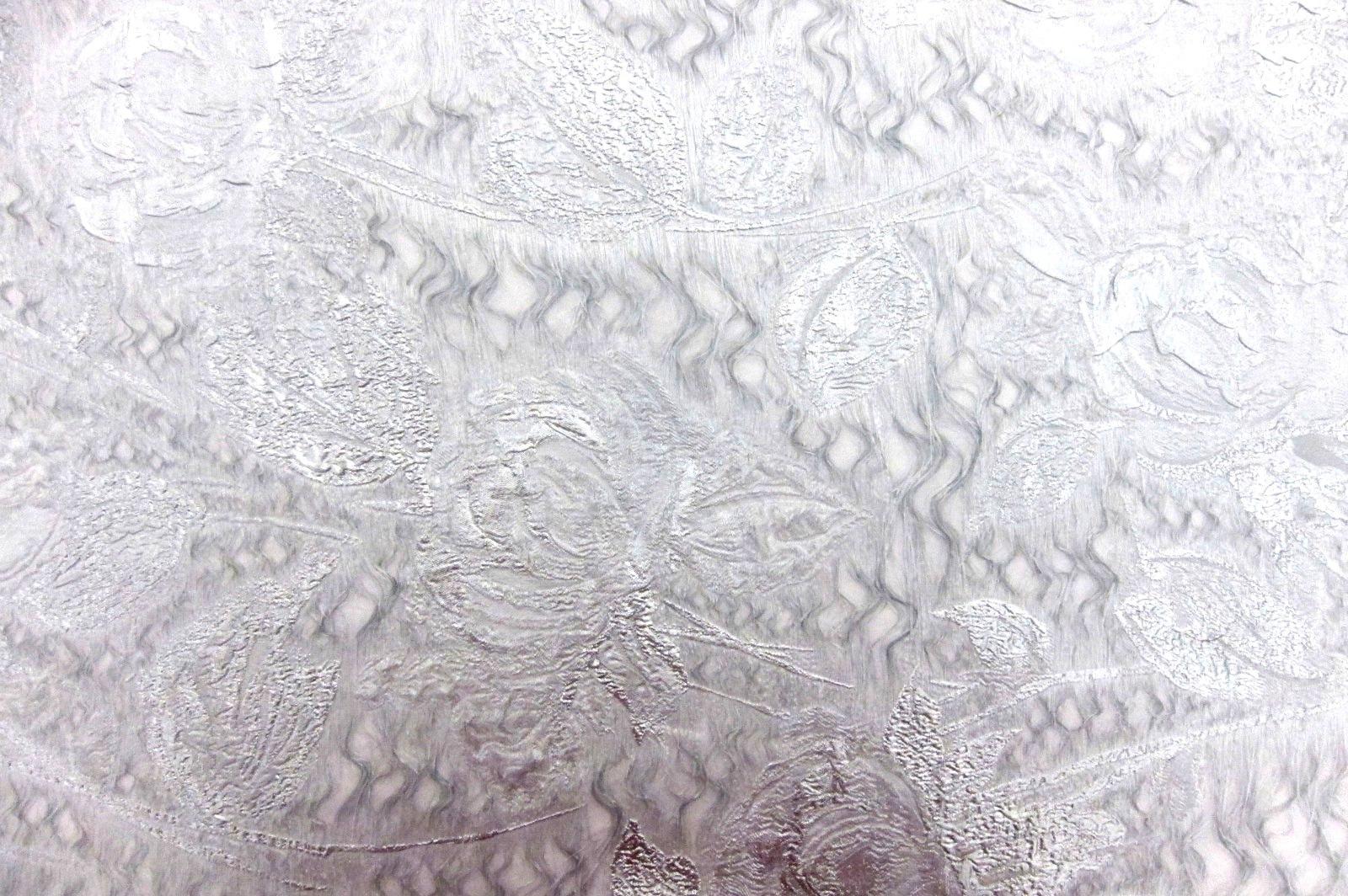 Silk Blend Metallic Cloqué0