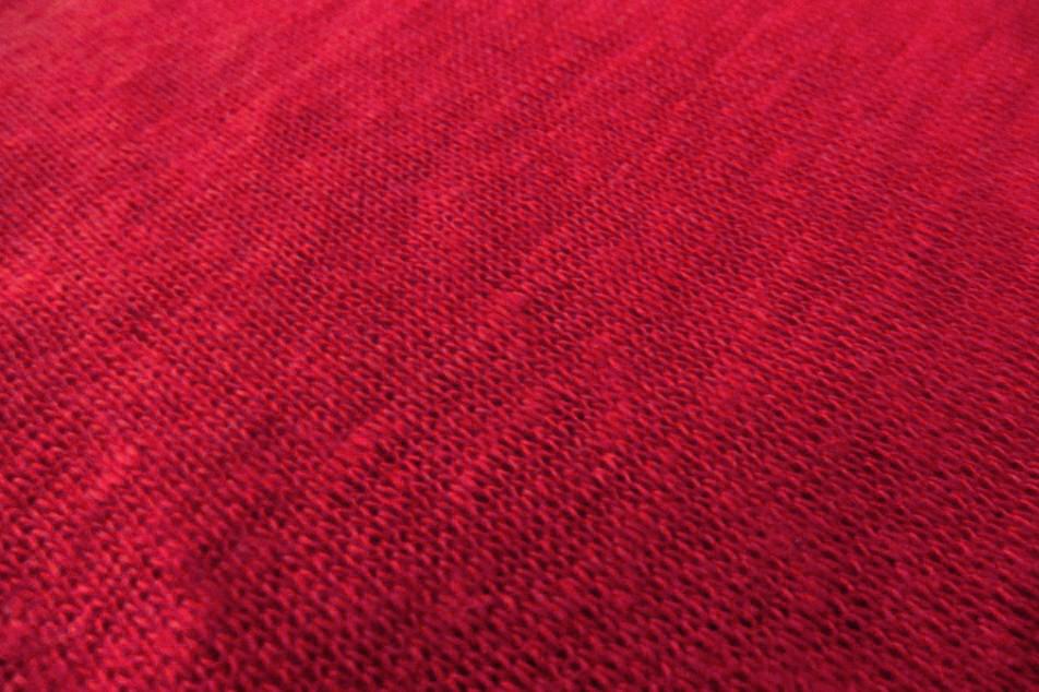 Linen Knit in Red0