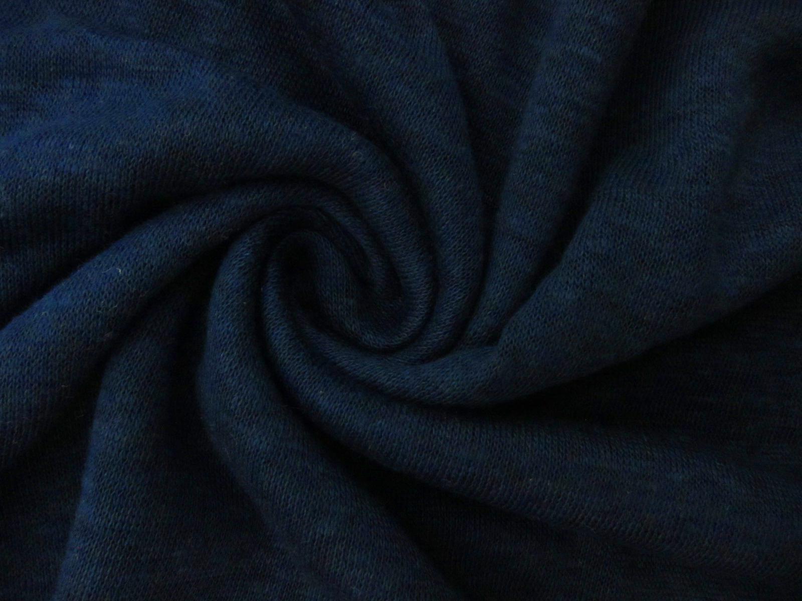 Linen Knit in New Navy1