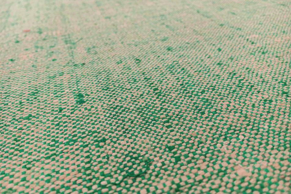 Raw Silk Matka in Green and Natural1